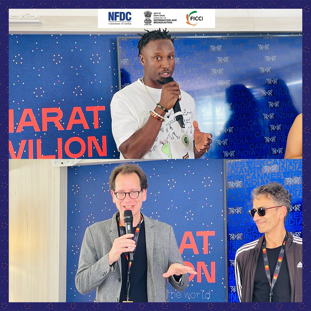 Here’s a sneak peek of today’s exciting trailer launch at Bharat Pavilion, Cannes 2024! The trailer of “Churuli” written and directed by Ms. Sudha Radhika at the Bharat Pavilion, Cannes 2024. #bharatatcannes #createinbharat