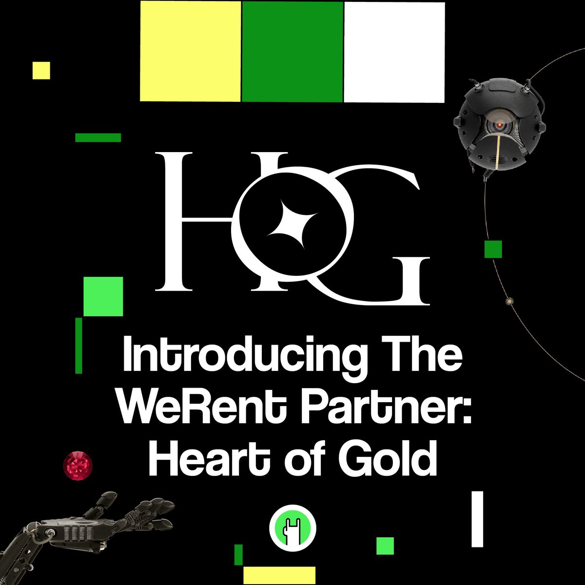 WerentOfficial's tweet photo. We're happy to welcome our partner, Heart of Gold. 📣 Heart of Gold is an elaborate NFT🪪 project that aims to be more than just JPEGs. This one-of-a-kind collection contains 10,000 NFTs, each of which can be sold to the enigmatic Deus ex Machina via the Heart of Gold smart contract's built-in Lottery Mechanism. This approach ensures that your NFT never loses its value.🔝

What is a Deus Ex Machine? When the NFT minting phase is completed, Deus Ex Machine will be launched! 💎 Legends abound, but testing your luck with her is worthwhile. Deus can purchase any offered HOG NFT, increasing its worth by up to 100 times! 💰 An outstanding NFT experience.

Why Heart of Gold? Heart of Gold is based on win-win gaming principles, ensuring that everyone who mints an NFT has a chance to win. Furthermore, players can receive up to 100X for each NFT.🆒 The game's mechanisms are straightforward and sustainable, avoiding common mistakes in NFT projects.🔼 Join us in discovering the creative and exciting world of Heart of Gold! ☄️✨

Read more: https://t.co/x70sTQ6sTe
Learn More About Heart of Gold (https://t.co/64cmPSeHe2)