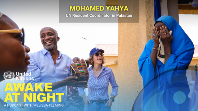 A former refugee child & currently UN RC/HC in Pakistan, @Momalindi knows the life-long pain of yearning for a lost home. An inspiration for @refugees everywhere, he shared his compelling story with @MelissaFleming on Awake At Night. bit.ly/3K67E8s