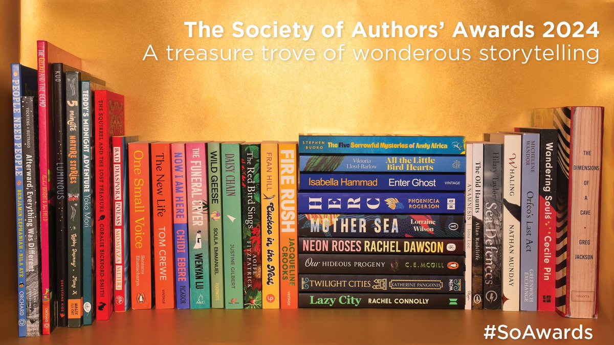 The @Soc_of_Authors have announced the shortlists for all of the #SoAwards including the ADCI Literary Prize, the Gordon Bowker Volcano Prize and the Queen’s Knickers Award. Find out about the shortlisted books and how you can get involved👉bit.ly/3wOsUwz