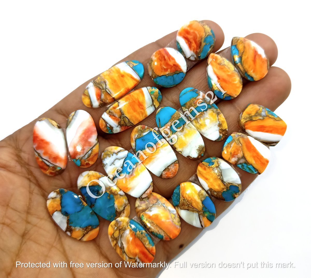 Oyster Copper Mohave Turquoise Pairs Gemstone Cabochon Dm For Price Size 15 to 35mm Approx Free Drilling Service Worldwide Shipping$6 Combined Shipping Available #oysterstone #oystercopper #coppermohave #mohaveturquise #mohave #oysterpair #pairsgemstone #copperjewelry