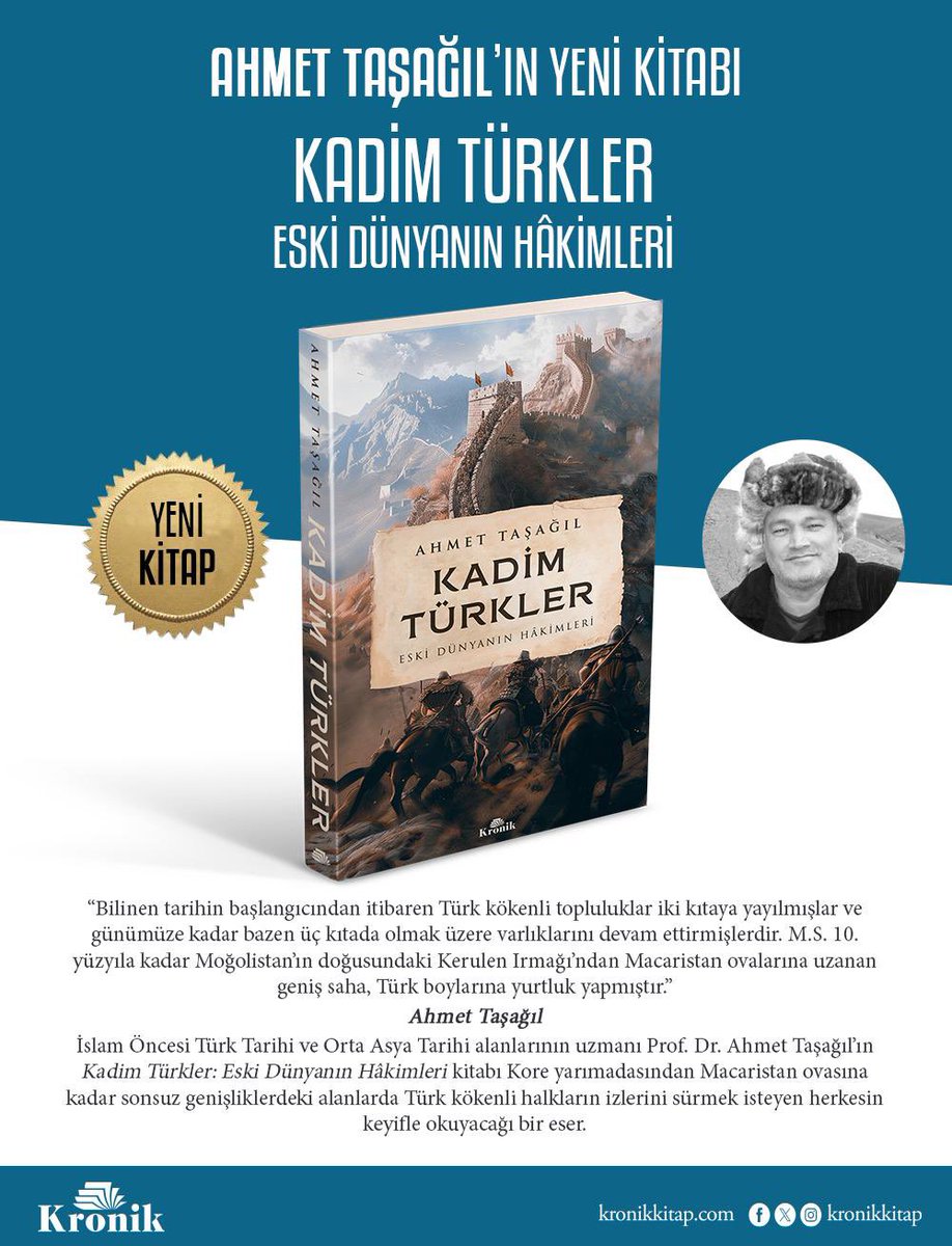 Huzurlarınızda yeni kitabım. Kronik Kitap’tan… İlginize.

kronikkitap.com/kitap/kadim-tu…