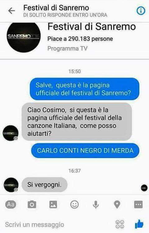 Per non dimenticare...
#CarloConti #Sanremo