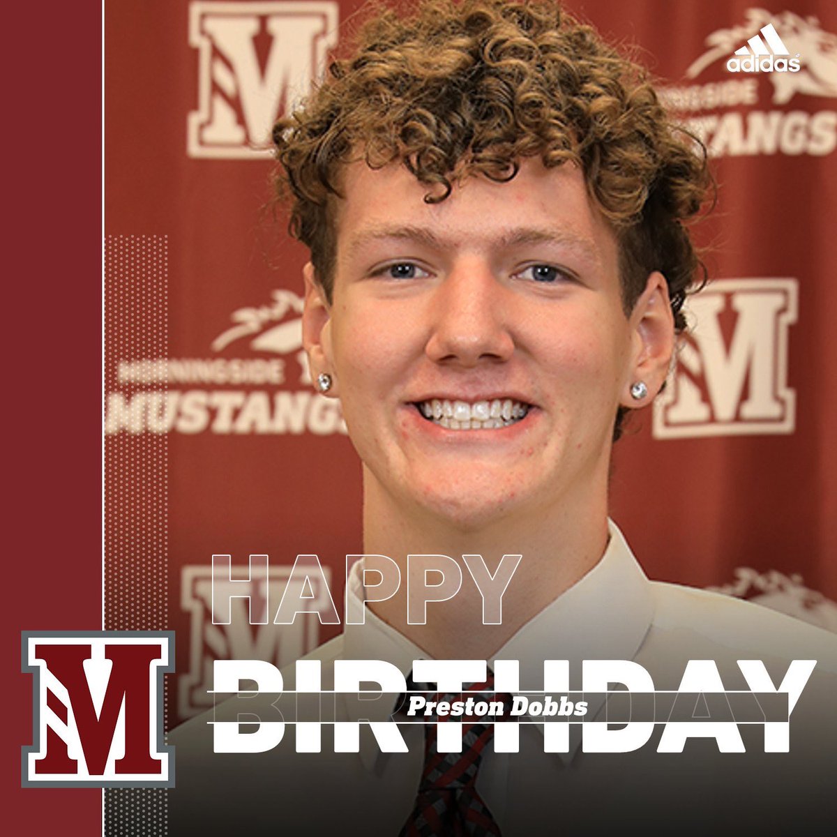 Mustang Nation: Please help us wish Freshman Forward @DobbsPreston, a happy birthday! #RollStangs 🎂🏀🐴