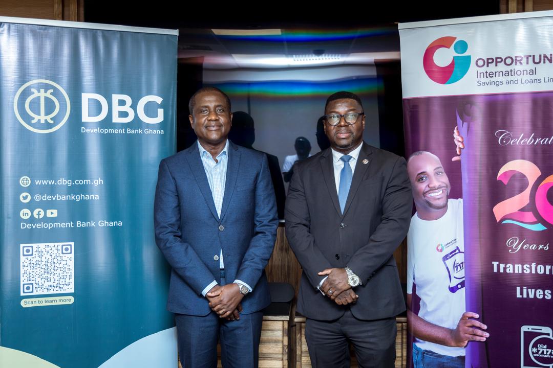 DBG has hosted a delegation from Opportunity International led by Kwame Owusu - Boateng, CEO of the company.

The meeting fostered insightful discussions on potential partnership opportunities and collaboration areas between the two institutions.
#TogetherWeGrow #DBG