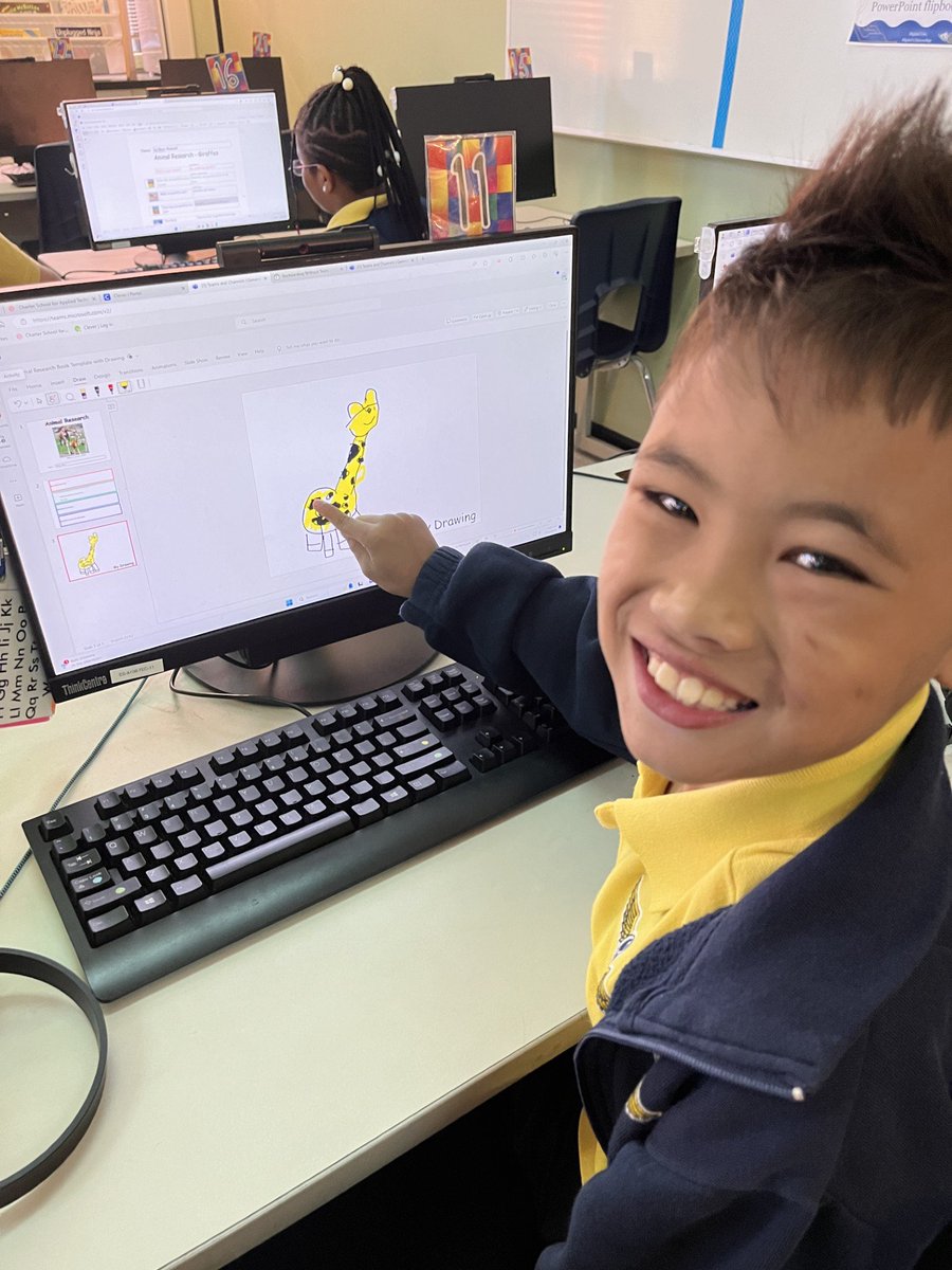 Jenn Bialek (@missbialek) on Twitter photo 1st graders at <a href="/CSAppliedTech/">CSAT</a> researched about animals, went to the zoo to feed their animals (with food they grew in our greenhouse), and now they're creating books about their research! Take a look at this student's giraffe! 🦒<a href="/MicrosoftEDU/">Microsoft Education</a> #MIEExpert <a href="/MIEE_Flopsie/">Flopsie Llama</a> 1st graders at <a href="/CSAppliedTech/">CSAT</a> researched about animals, went to the zoo to feed their animals (with food they grew in our greenhouse), and now they're creating books about their research! Take a look at this student's giraffe! 🦒<a href="/MicrosoftEDU/">Microsoft Education</a> #MIEExpert <a href="/MIEE_Flopsie/">Flopsie Llama</a>