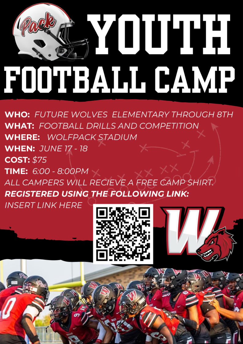 Sign your young Wolf up today!