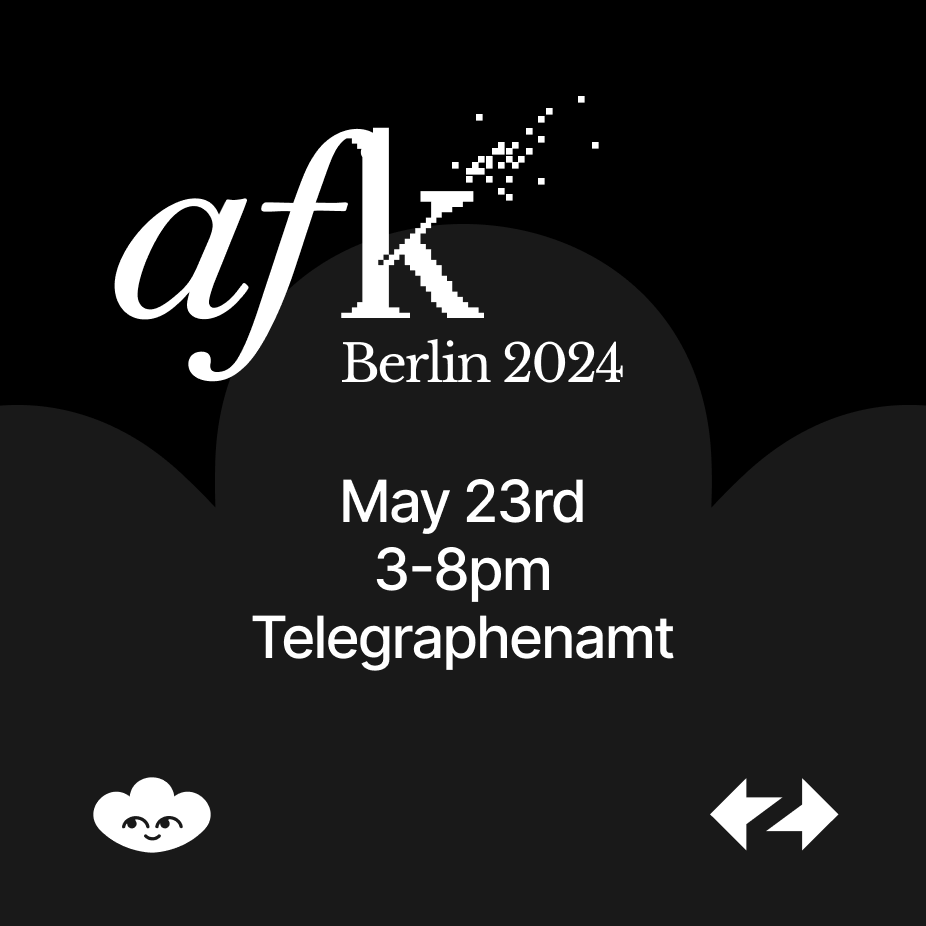 LC's tweet photo. Less than 24 hours 'til afk Berlin 🇩🇪

See you there!

RSVP: https://t.co/prjLCy8Tp6 https://t.co/Lb3Xy6GgnZ