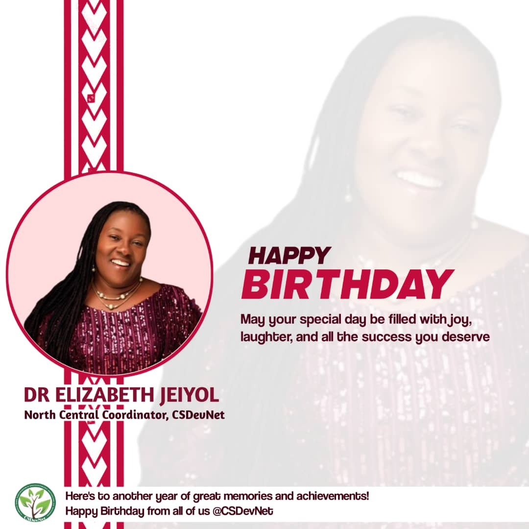 Happy birthday Dr @JeiyolElizabeth May your special day be filled with joy, laughter and all the success you deserve 🎉🎉🎉 Thank you for your contribution to the Network. #BirthdayCelebration #Wishes