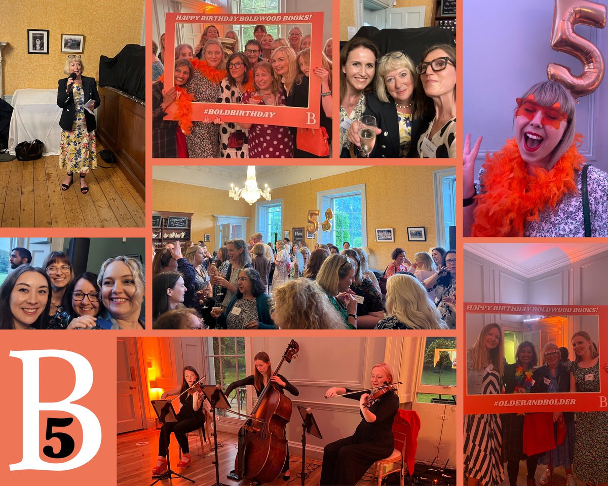 Simply the best ✨ Thank you to everyone who came to our summer party to celebrate 5 glorious years of Boldwood Books! #BoldwoodBirthday