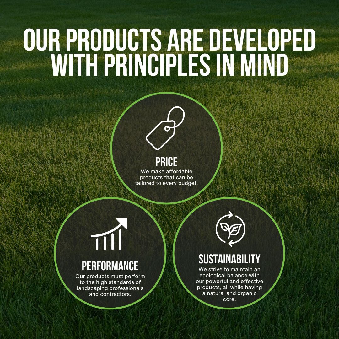 At Mirimichi Green, we believe in delivering only the best. Our products are developed with three key principles in mind. Learn more about our commitment to excellence: buff.ly/3US47zt #LawnCare #SoilHealth #EcoFriendlyProducts #Sustaiability #GreenGrass