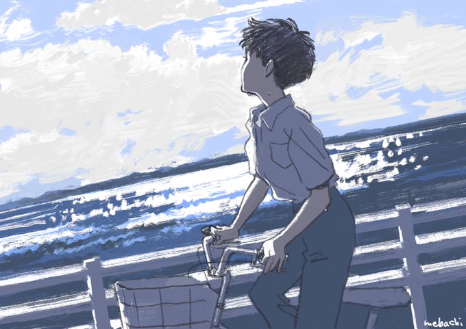 「railing short sleeves」 illustration images(Latest)