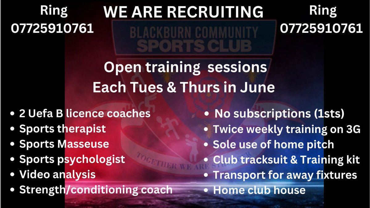 After a great season for both teams we are getting ready for the next. Do you want to join a committed and supportive club? Get in touch