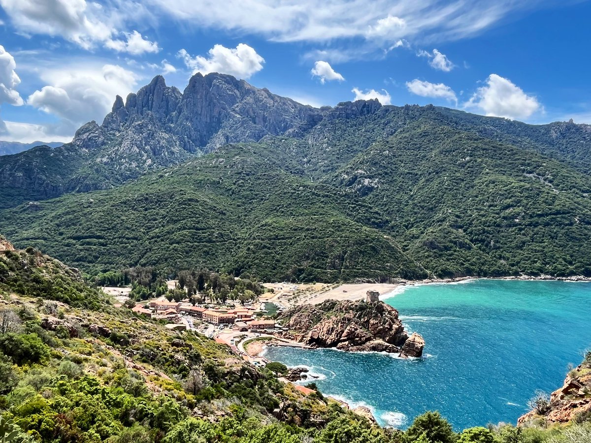 Where I thought the views couldn’t get any better , they did on day 3 in Corsica #corsica #travel