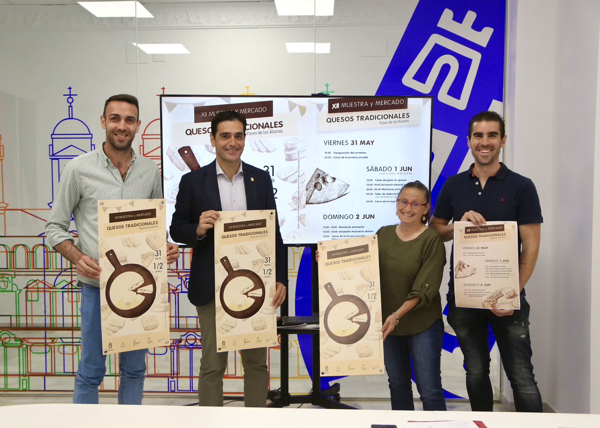 Alcala_la_Real's tweet photo. #AlcalálaReal
LA MUESTRA Y MERCADO DE QUESOS TRADICIONALES CELEBRARÁ EL PRÓXIMO FIN DE SEMANA SU XII EDICIÓN
Queserías andaluzas y productores locales ofrecerán al visitante los mejores quesos, acompañados de aceite, vino, cerveza y mermelada
https://t.co/bHEHKbSwQQ https://t.co/dVoXjHFipJ
