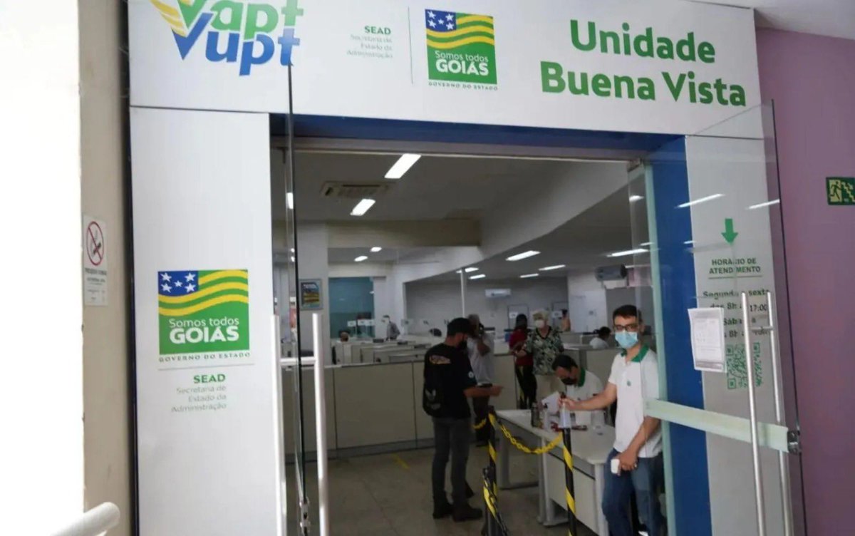 CBNGoiania's tweet photo. Agência do Vapt Vupt do Shopping Buena Vista terá atendimentos encerrados em Goiânia ==> https://t.co/SMiwuLKbq9 #NoArNaCBN #CBNGoiania #vaptvupt #Goiânia https://t.co/hNI0H7LAjC