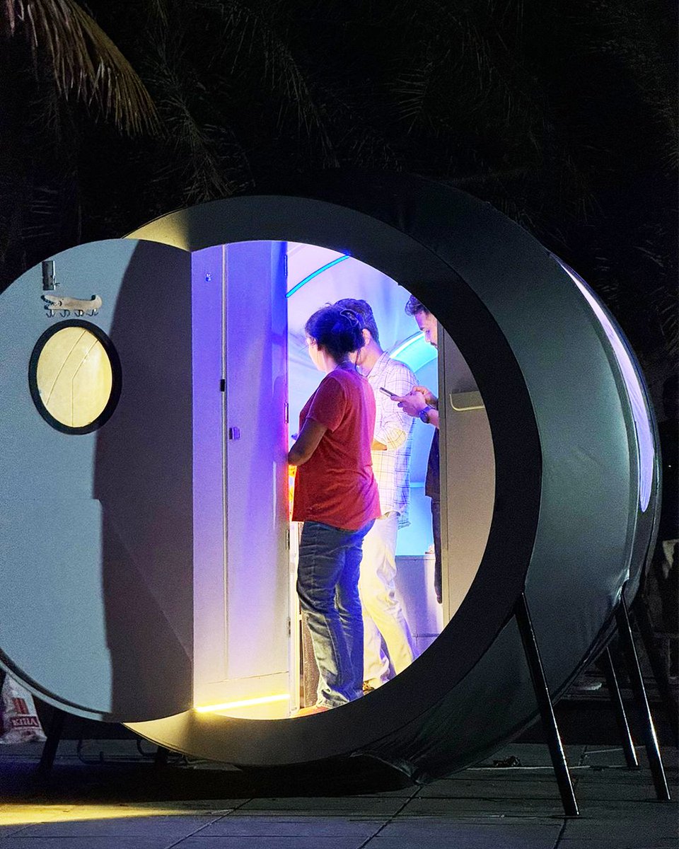 AakaSpace's tweet photo. Work in progress at CANSAT 2024! 🌌 Our AAKA Space Studio team deploying the new version of LASH Habitat - The AI Luna Pod at CANSAT 2024 with integrated sensors and Interface Systems. Thanks to @INSPACeIND , @ASIndiaSpace   &amp; @isro  for this opportunity. https://t.co/x1osBhpKPI