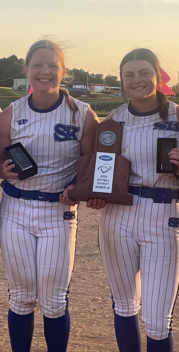 Congrats to our district all tournament team selections! Emilie Young and Landrey Dance!