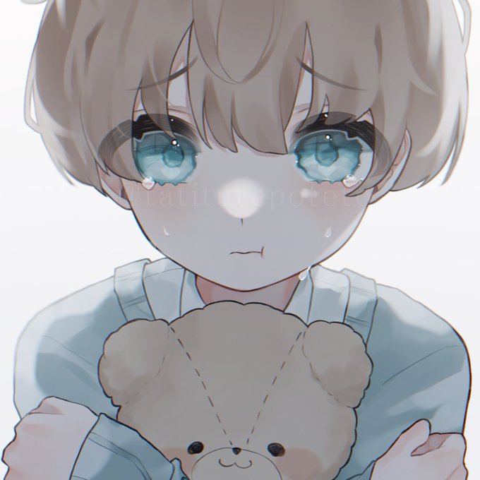 「male focus teddy bear」 illustration images(Latest)