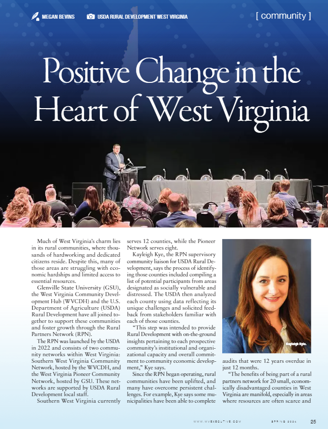 Great things are in the works in our Rural Partners Network communities and its thanks to the efforts of our local partners, host organizations and RPN staff. Thanks @WVExecMag for the great article! #powerofrural viewer.joomag.com/west-virginia-…