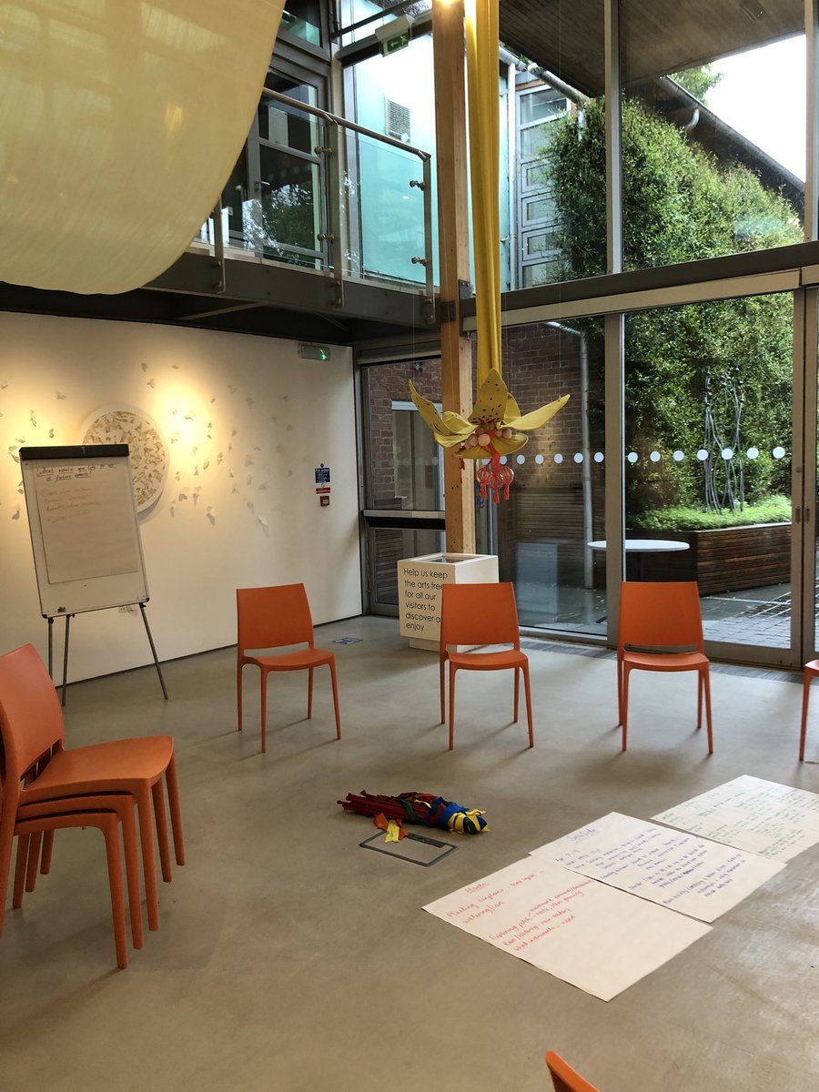 dyzellemusic's tweet photo. The aftermath of a gorgeous development morning for special school music leads @we_aredarts - lots of passionate teachers sharing ideas, unpicking challenges and adapting music activities to suit all abilities. 💙 https://t.co/LexqYDi7x1