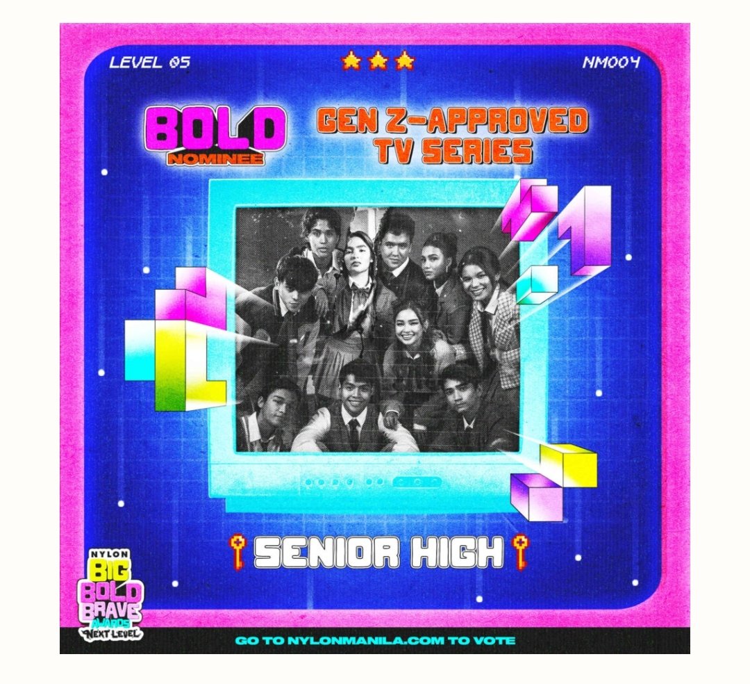 Hey Brillants, Kahels and Team Senior High|High Street ! 🌟 We're calling on you to vote for SENIOR HIGH in the BIG BOLD BRAVE AWARDS 2024: Gen Z-Approved TV Series! Your support means the world to us. Let's make it happen! 🙌 click the link to vote:nylonmanila.com/big-bold-brave…