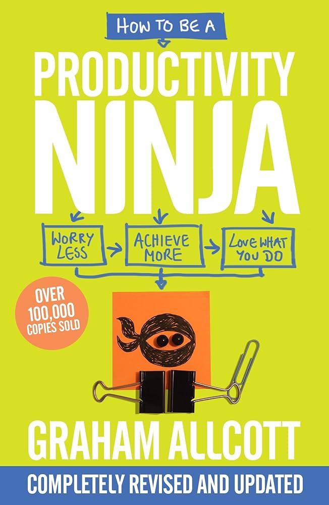 Book of the week - How To Be a Productivity Ninja by Graham Allcott, a read with tips and techniques you need to stay calm, get through tasks and make the most out of your time. Available at CIC @learning_ncic @NCICNHS @CH_Matrons_Ncic @AHPsNCumb @SAS_Cumbria @Boost_NENC