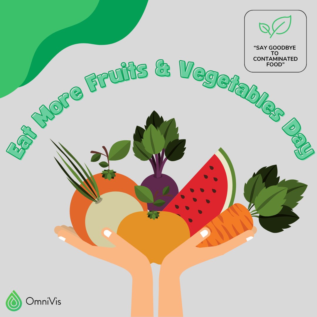 🍎🥦Tomorrow is Eat More Fruit &amp; Vegetables Day! We're passionate about promoting healthy eating habits &amp; ensuring the safety of your produce. With iSpyDx, produce processors and manufacturers can supply fruits &amp; veggies without worrying about contamination. 

#HealthyAndSafe
