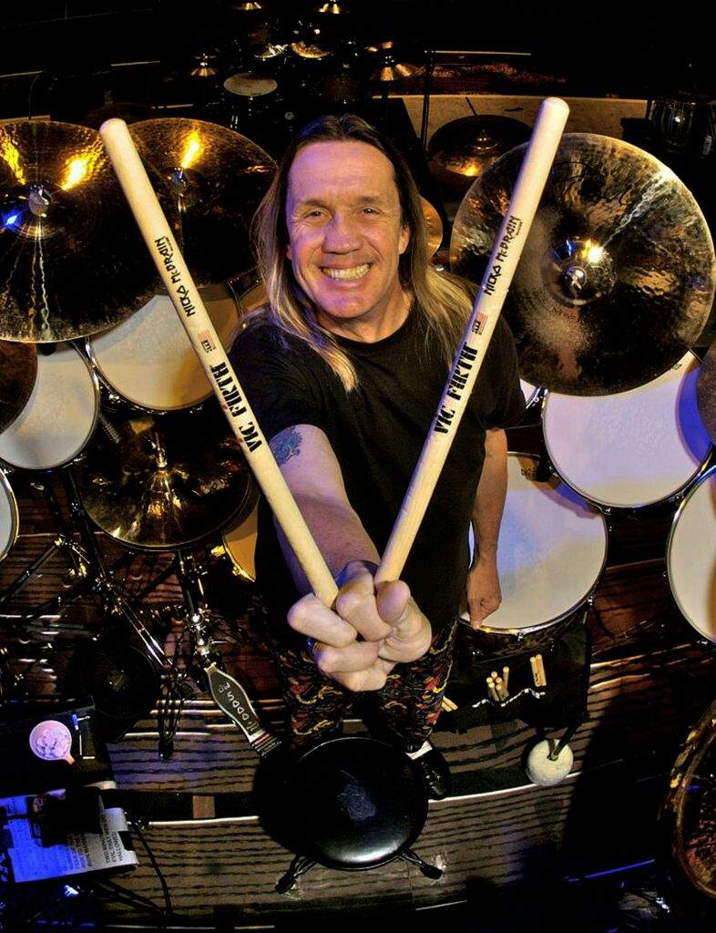 Nicko McBrain Iron Maiden UP THE IRONS 🇬🇧