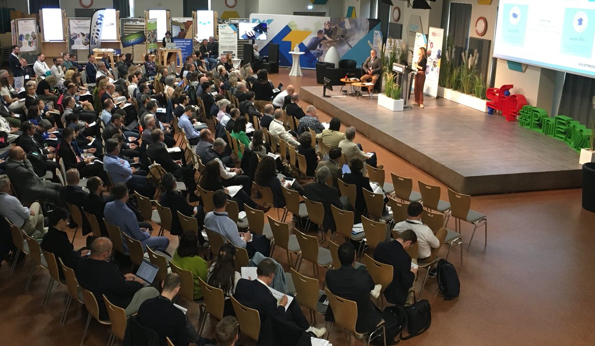 P_Krawczak's tweet photo. @PlasticsEurope @IMT_NordEurope @forviagroup_ @IMTFrance @JECComposites @Pole_Polymeris @PolyviaFr @EuraMaterials @PoleTeam2 @B4C_eu @gfpolymeres @fiiish_officiel @suez @carnotmines @IMTNEEntreprise @Decathlon @EastmanChemCo @SABIC @ugent @Styrolution @renaultgroup #Plasturgie & #Environnement : 180 participants débattent d'#EconomieCirculaire& #EcoResponsabilité dans la filière industrielle des matériaux #plastiques et #composites | #Recyclage #Bioressources #EcoConception sont au programme | Congrès #PnE2024 #SFIP #IMTNordEurope 🌍🍃♻️ https://t.co/IIRHMi3Jxp