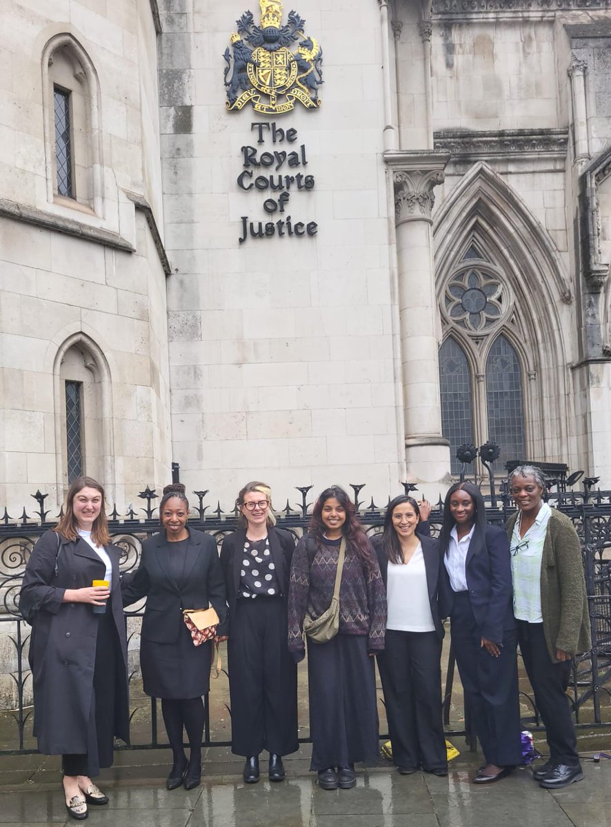Day 2 of our CCLC and @gardencourtlaw High Court case, challenging the lack of legal aid available to families appealing against permanent school exclusions. Read more here: coram.org.uk/news/high-cour… #schoolexclusions #WeAreCoram
