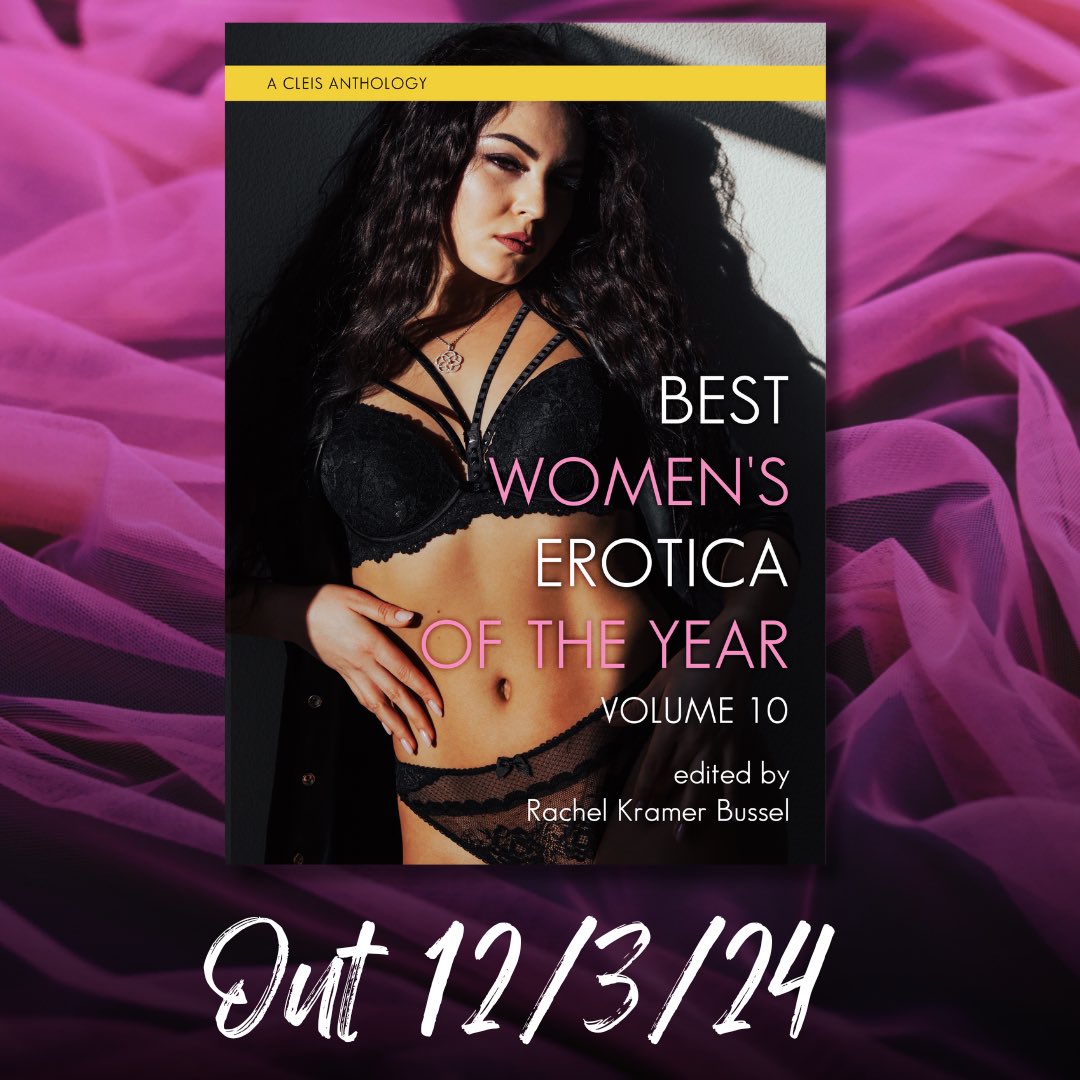 ANYTHING GOES in Best Women’s Erotica of the Year, Volume 10! Out December 3, edited by <a href="/raquelita/">@rachelkramerbussel on Threads and Bluesky</a> with NEW stories by <a href="/GarnellWrites/">Garnell Wallace</a> <a href="/katrinajax/">Katrina Jackson is mostly updates.</a> <a href="/ladygarden69/">Anna Sansom</a> <a href="/GracieCMcKeever/">Gracie C. McKeever</a> <a href="/Kit_Nowell/">KitNowell</a> <a href="/jaynecolridgewr/">JayneColridgeWrites</a> <a href="/melwritesspice/">Melanie Anton is writing spice</a> <a href="/rebeccahchase/">Rebecca Chase - Start Your Engines out now</a> &amp; more! More info: bweoftheyear.com/bwe-of-the-yea…