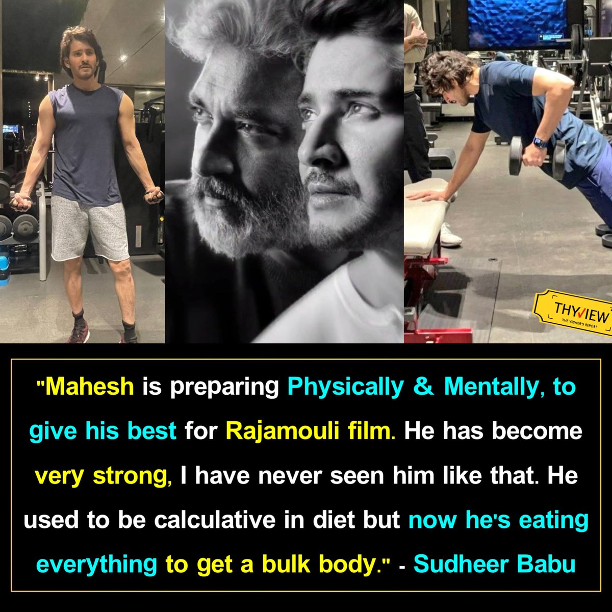 Super Star On a MISSION 🔥🔥💥💥 @urstrulyMahesh @ssrajamouli #MaheshBabu #SSRMB #SSRajamouli #SudheerBabu @isudheerbabu