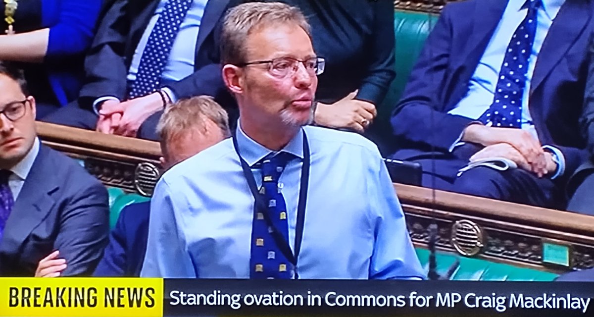 A standing ovation for a Tory MP that has been saved by our NHS. The same NHS that he's voted to defund and privatise over the years.
They should've done a hypocrisy operation while they were at it.