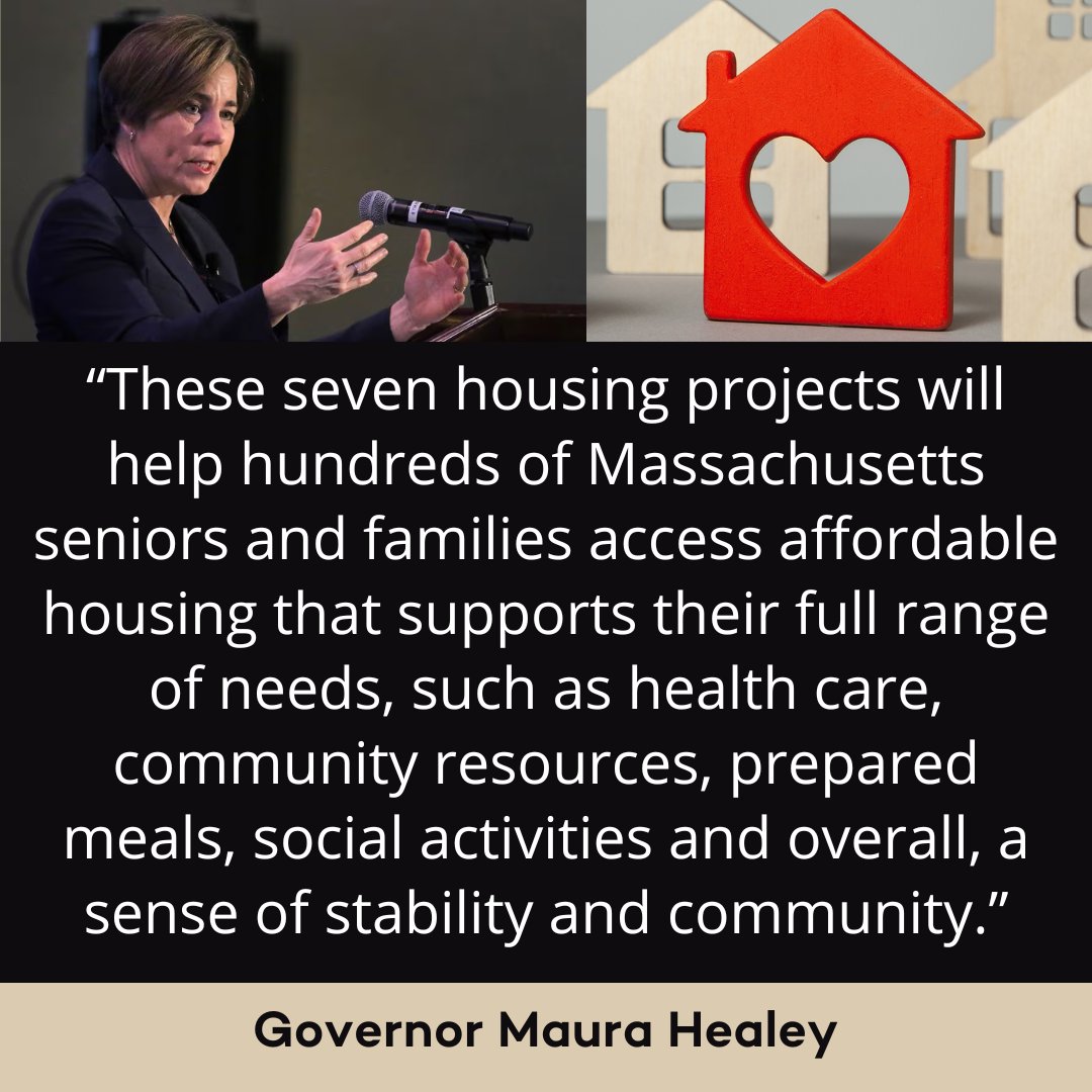 ICYMI: @MassGovernor Healey's administration announced 7 supportive housing projects will receive tax credits & subsidy funds to produce or preserve supportive housing for families, seniors, chronically homeless individuals & other vulnerable residents. mass.gov/news/healey-dr…