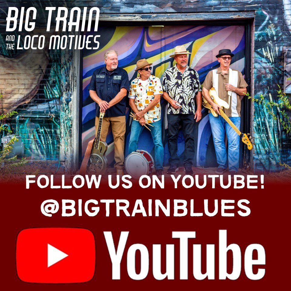 HEY LOCO FANS - Don't forget to follow us on YouTube for the latest episode of 'This Week In The Blues' and other performance clips! Something new gets posted at least once a week. youtube.com/@BigTrainBlues.. #Blues #BluesMusic #BluesSongs #BigTrainBlues #BluesHistory