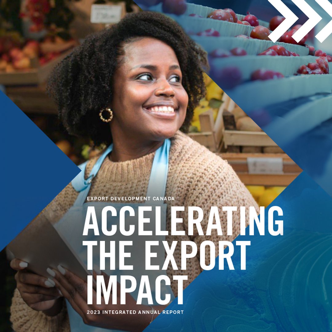 At EDC, we’re working hard to help build a better and stronger Canada through trade. Our 2023 Integrated Annual Report highlights our progress and performance, supporting Canadian exporters to take on global markets. 

➡ go.edc.ca/86drky