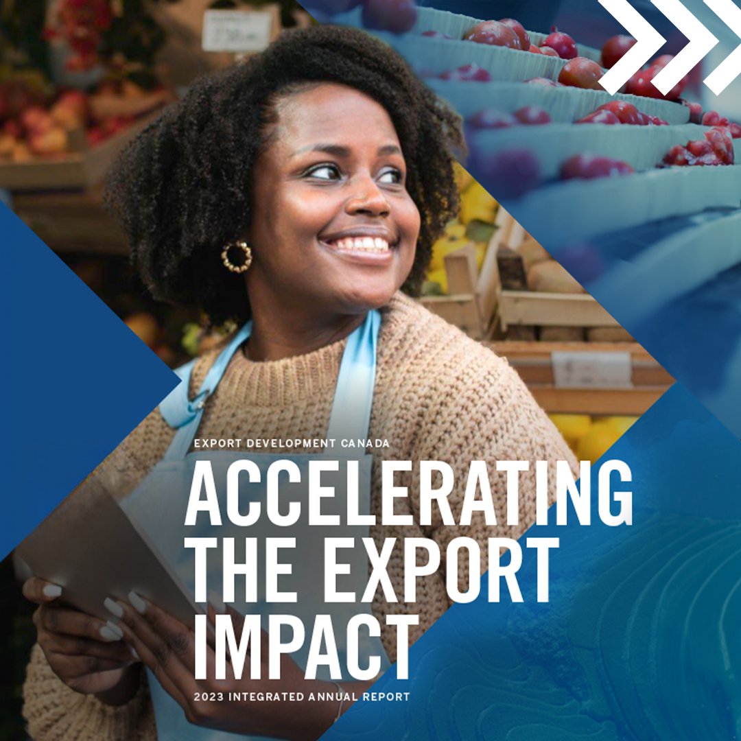 At EDC, we’re working hard to help build a better and stronger Canada through trade. Our 2023 Integrated Annual Report highlights our progress and performance, supporting Canadian exporters to take on global markets. ➡ go.edc.ca/86drky