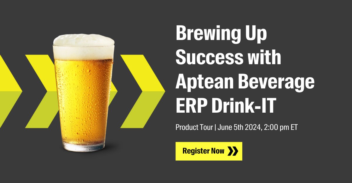 Boost your production line performance and gain a competitive edge in the beverage industry with a purpose-built ERP. Sign up for our product tour to learn more: brnw.ch/21wK1Aw #BeverageIndustry #FoodManufacturing #Software