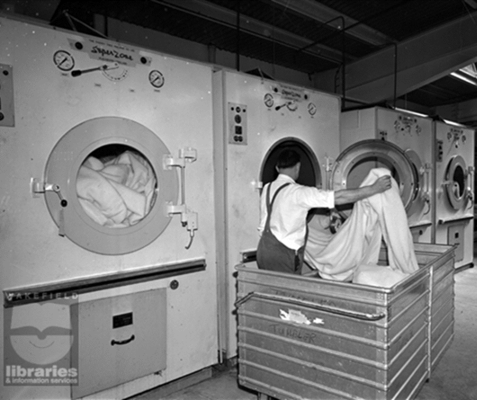 WFlibraries's tweet photo. 📸Here's a picture from c.1965-7 of the giant drying machines at Velmar Mill in Ossett!
Check out this picture and more like it at https://t.co/A6KHsuIFgj

#makewordscount #wordfest #libraries #wakefield #festival #mills #ossett
@mywakefield @wfmuseum @ossettarchive https://t.co/LlfNRVgcXJ