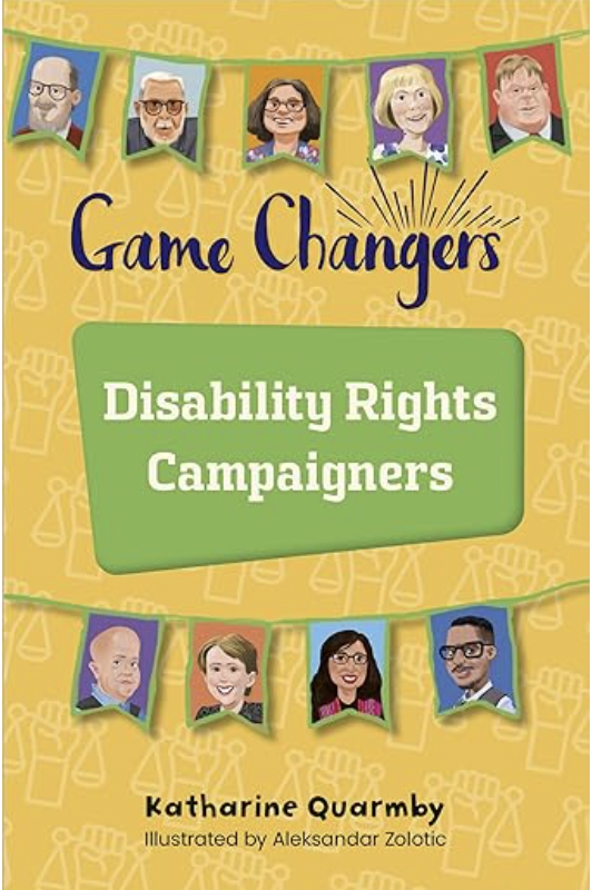 Cover reveal: my book celebrating campaigners in the global disability rights movement, out in June, with portraits of icons ranging from @BnsJaneCampbell, Vic Finkelstein, Robert Martin, @Tanni_GT, @TommyShakes and others. More info: amazon.co.uk/Books-Katharin…