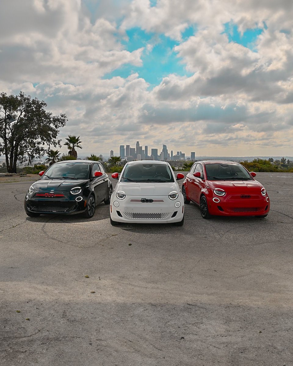 Triple the charm. ✨🚗

*Arriving Spring 2024. The 2024 FIAT 500e will initially be available at dealerships in British Columbia and Quebec, and then will expand to other markets.