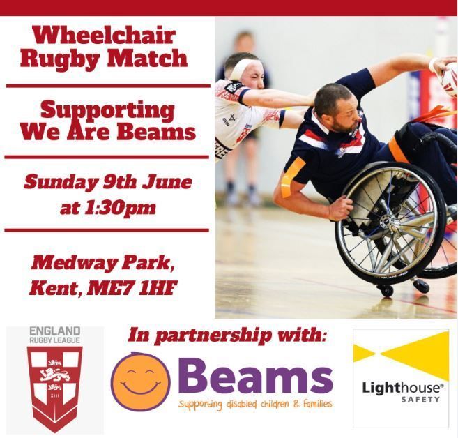 We Are Beams is hosting a charity Wheelchair Rugby Match! 

Witness the incredible skills of current England players as they take on a team of We Are Beams staff and supporters from <a href="/LighthouseSafe/">Lighthouse Safety</a> and other amazing companies!

For full details, visit 👉 buff.ly/4doyDJM