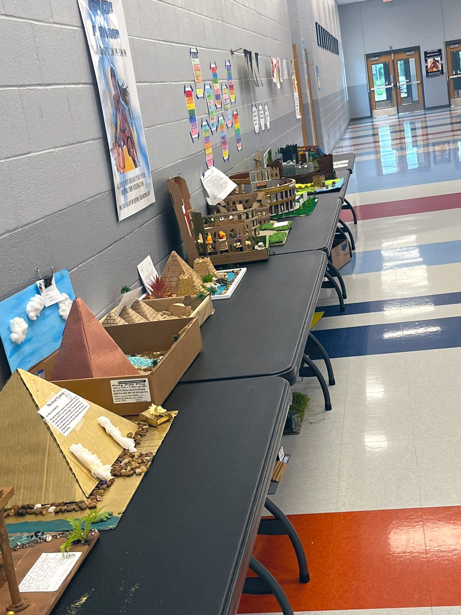 These Social Studies end of year projects were super impressive. The best projects were awarded and celebrated this week! @cooleysr85 @RockyForkMS