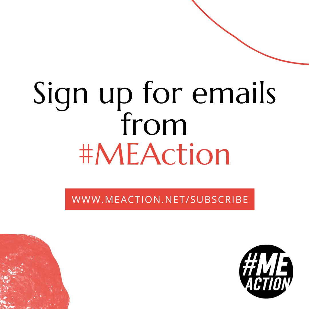 Welcome to all our new followers who have found us via #MillionsMissing #TeachMETreatME! We want to keep in touch! Subscribe to receive emails here: meaction.net/subscribe/ Find us on most social media at @ meactnet. LinkedIn is the outlier at #MEAction. Make sure to follow!