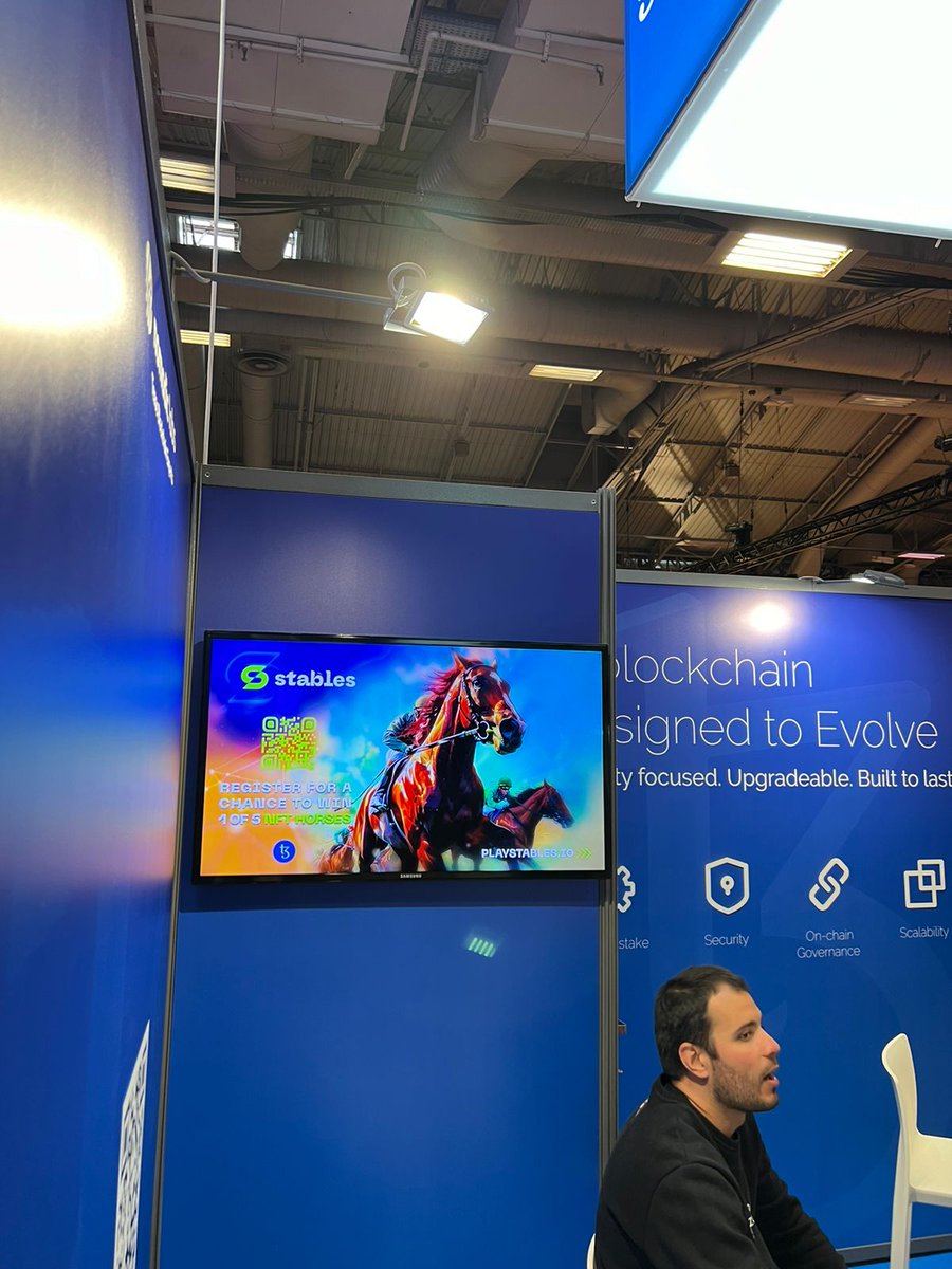 playstables's tweet photo. Live from the @tezos booth at @VivaTech . Join us and let's talk about all things Stables and Web3 Gaming!
#vivatech #tezos #playstables #Paris https://t.co/P4M9JdFei7