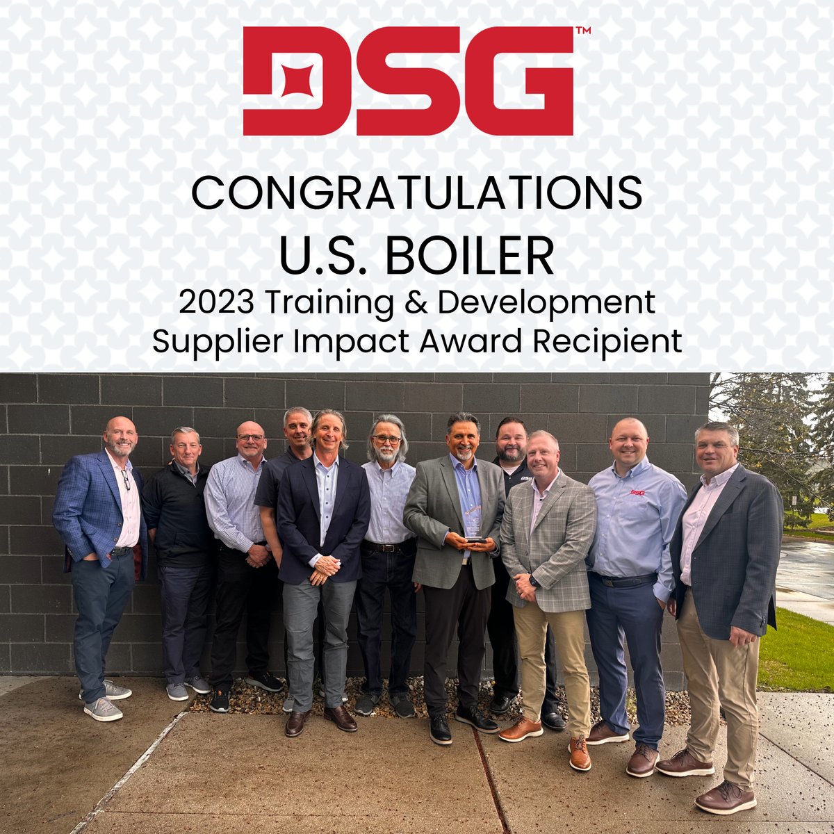 DakotaSupply's tweet photo. DSG is excited to recognize US Boiler as our 2023 Training & Development Supplier Impact Award! ๐
Congratulations! We look forward to many more years of continued collaboration.
#growwithdsg #dsgsupply #dsgexcellence #ADTogetherWeWin #buildingfutures https://t.co/EhpgKMTnkR