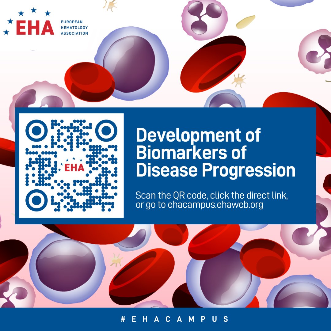 New course out in our #MPN, #MDS and #AML program! 📚 Join professors Cloos, Jansen & Mead to learn about the role of #MRD in AML risk assessment and management, and in predicting prognosis in patients with MPNs. Find it on #EHACampus: ehaedu.org/MDSMPNAML_biom…