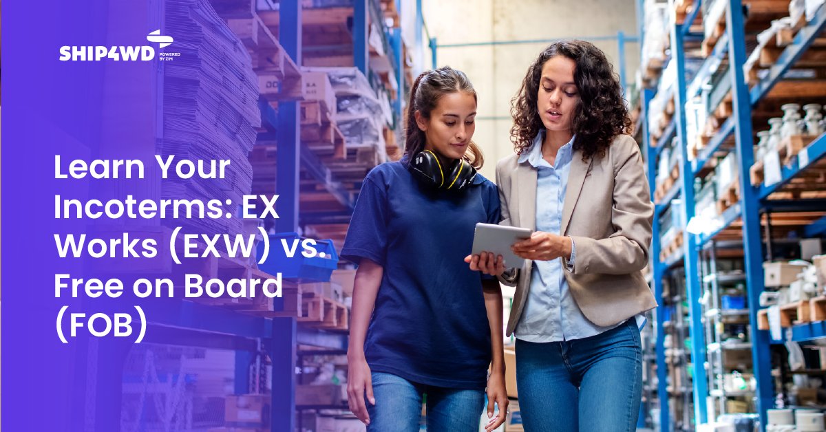 Read the straightforward Ship4wd blog to learn about EX Works and Free on Board for a smoother cargo shipping experience😎>> ship4wd.com/logistics-ship…

#incoterms #SupplyChain #GlobalShipping #Imports  #SMBs #SMEs #internationalshipping #digitalfreightforwarding