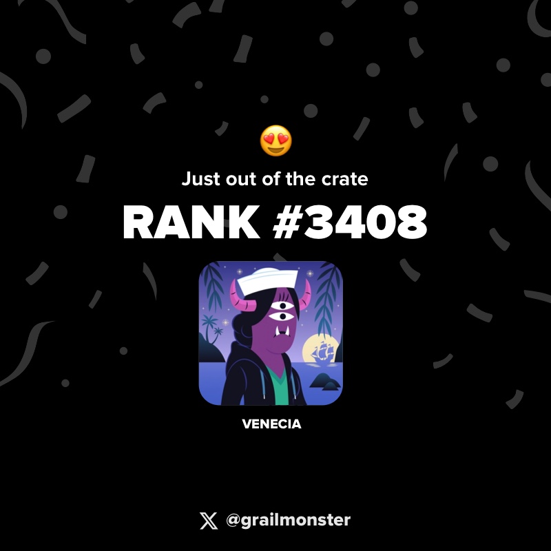 Just out of the crate, meet Venecia!